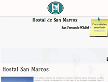 Tablet Screenshot of hostaldesanmarcos.com